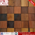 Telha de assoalho de 300x300mm misturou a cor de madeira do mosaico do projeto de madeira